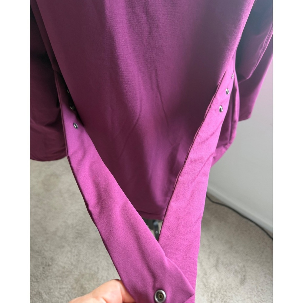 The North Face Shelbe Raschel Purple Fleece Lined Hood Jacket Coat XXL - Picture 5 of 12